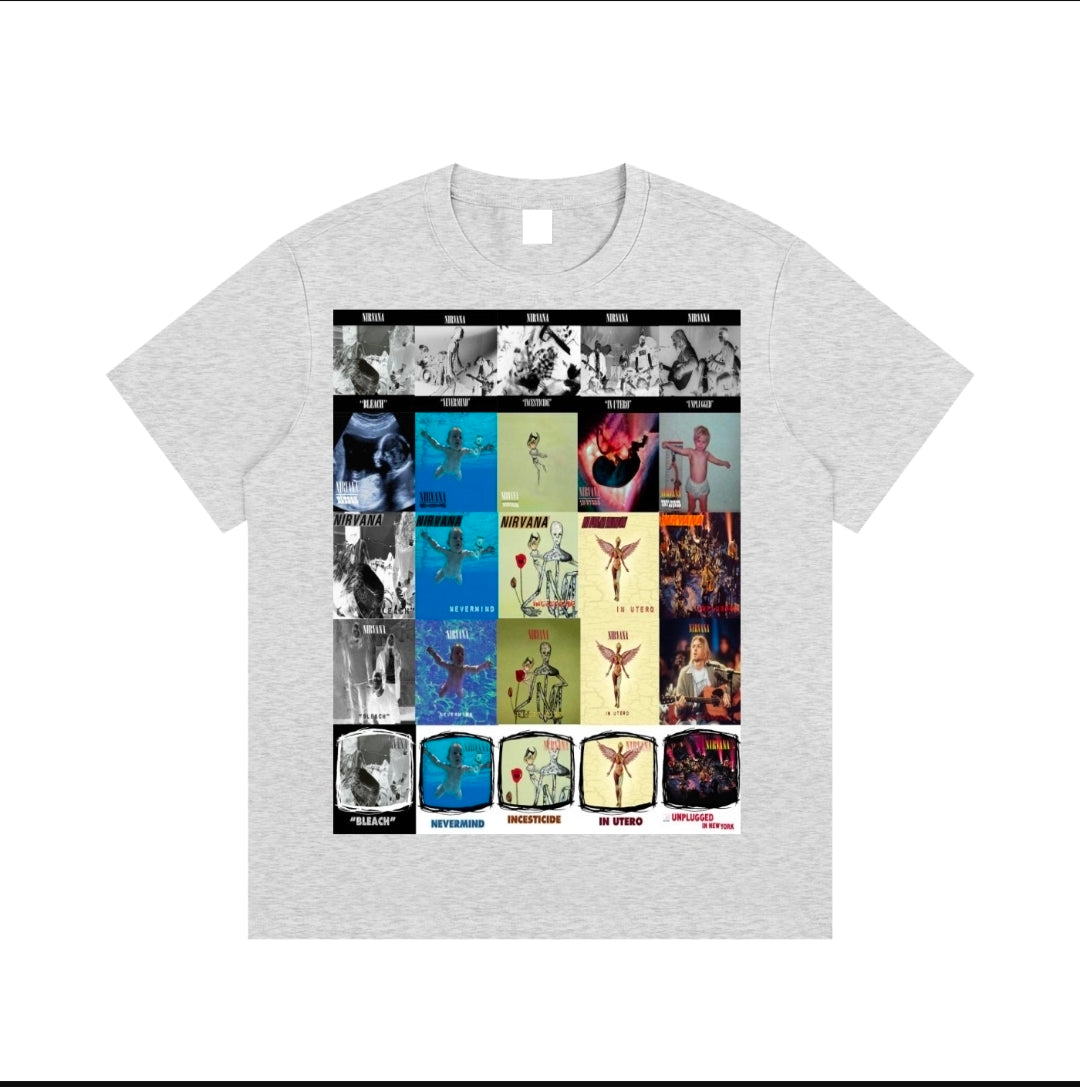 Nirvana shirt 1994 grey